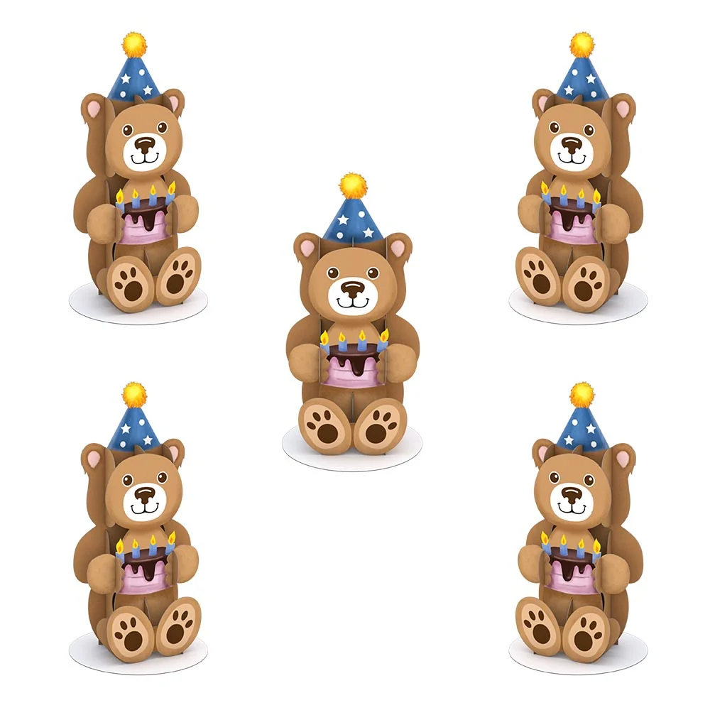 Lovepop Stickerpop: Birthday Bear (5-Pack)