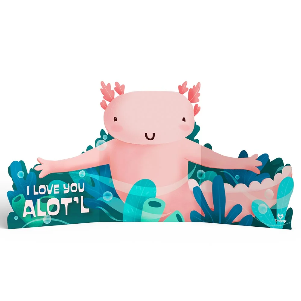 Lovepop I Love You Alot’l Valentine Tri-Fold Card