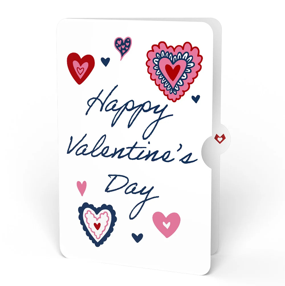 Lovepop Everlasting Rose Valentine HeartFelt Charm Card and Sentiment Set Cream - Image 4
