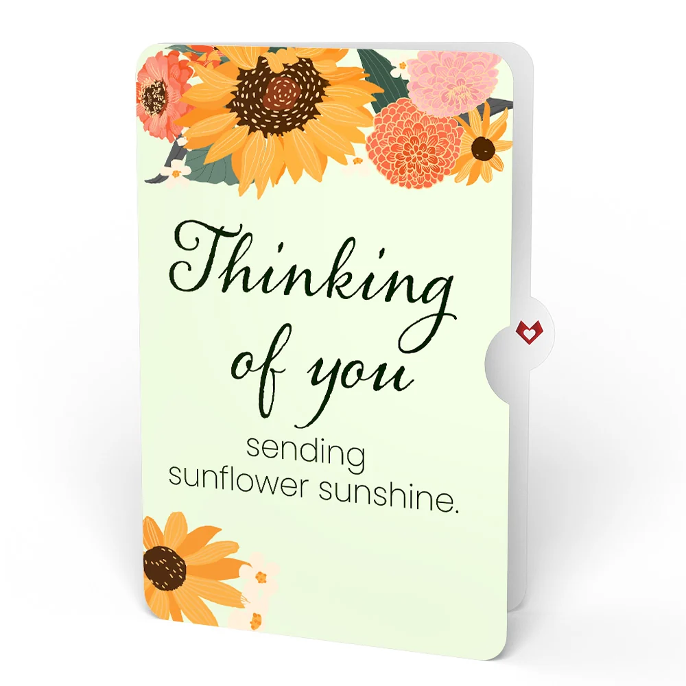 Lovepop Fall Sunshine Thinking of You Bouquet and Sentiment Set Vase - Image 4