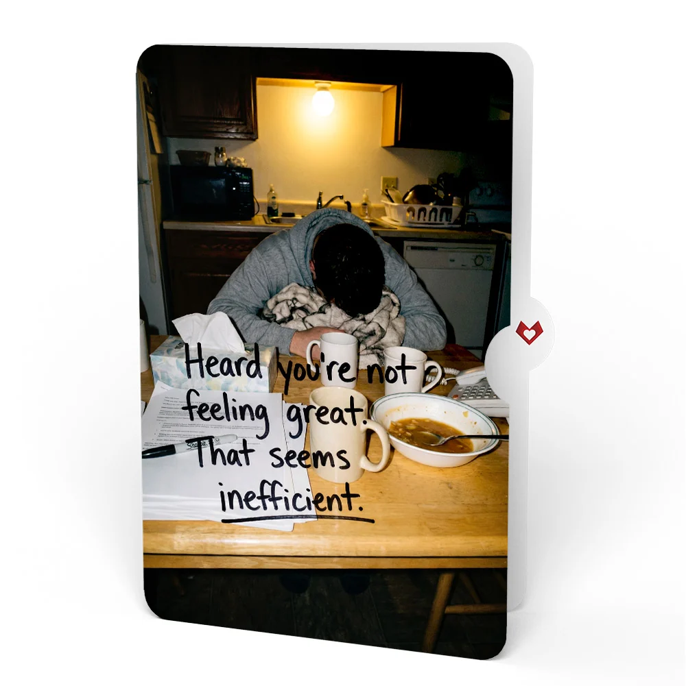 Lovepop Get Well Soon Soup Pop-Up Card and Inefficient Feeling Sentiment Set Bowl - Image 4