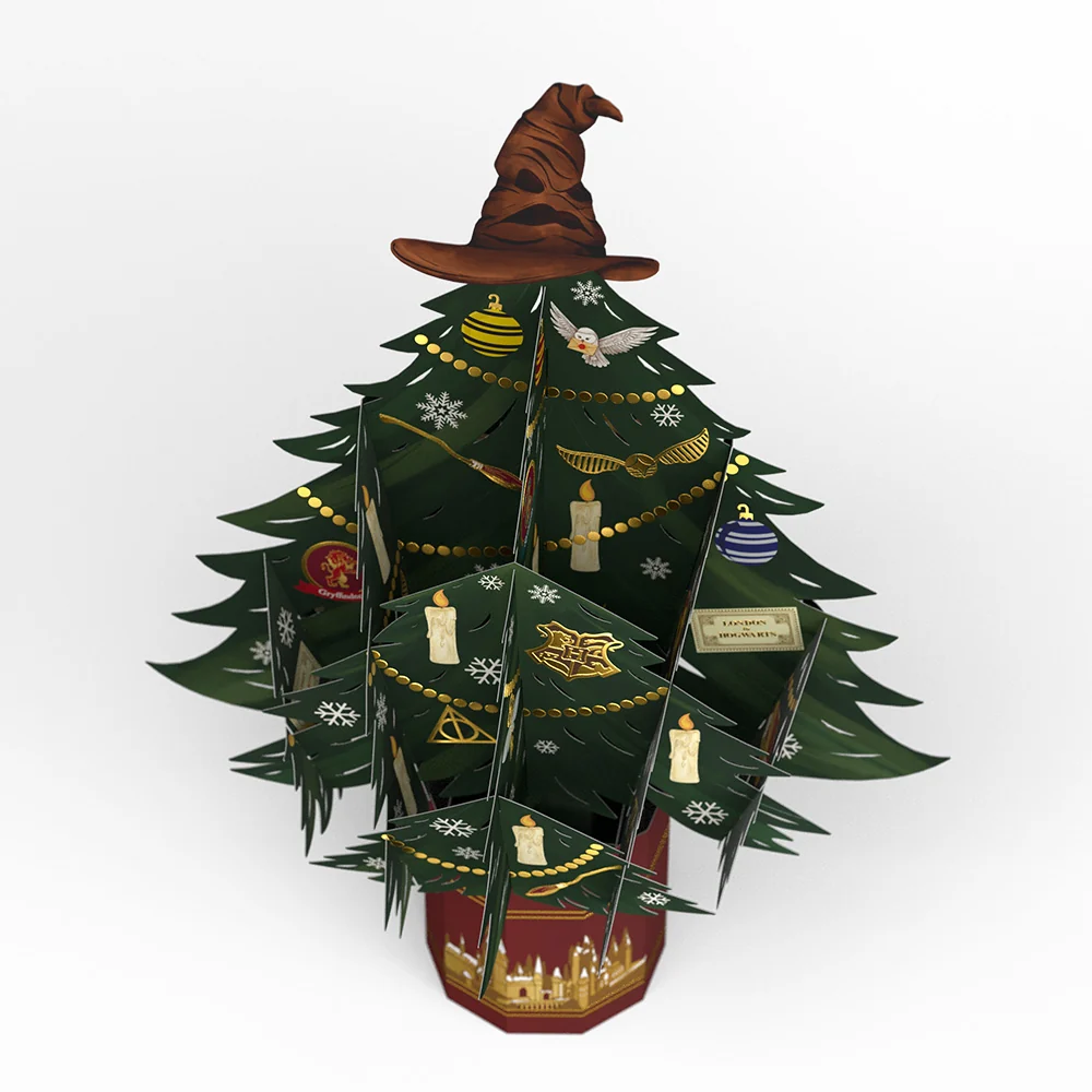 Lovepop Harry Potter Christmas Tree Pop-Up Bouquet Candle - Image 4