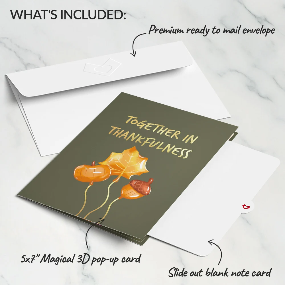 Lovepop Woodland Animals Thanksgiving Day Parade Pop-Up Card - Image 5