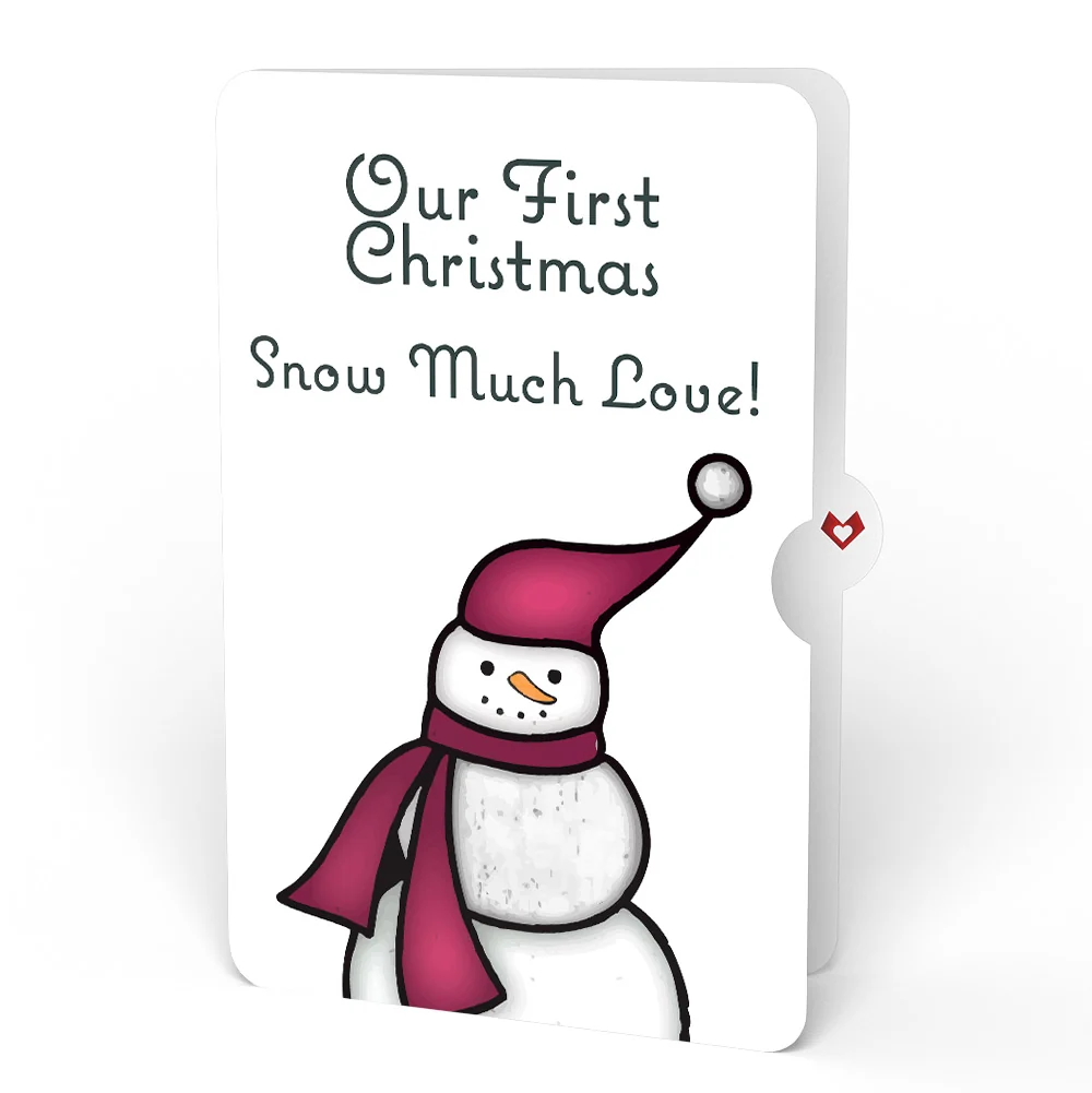 Lovepop Warm Wishes Snowman Suncatcher Card and First Christmas Sentiment Set for Partner Glass - Image 4