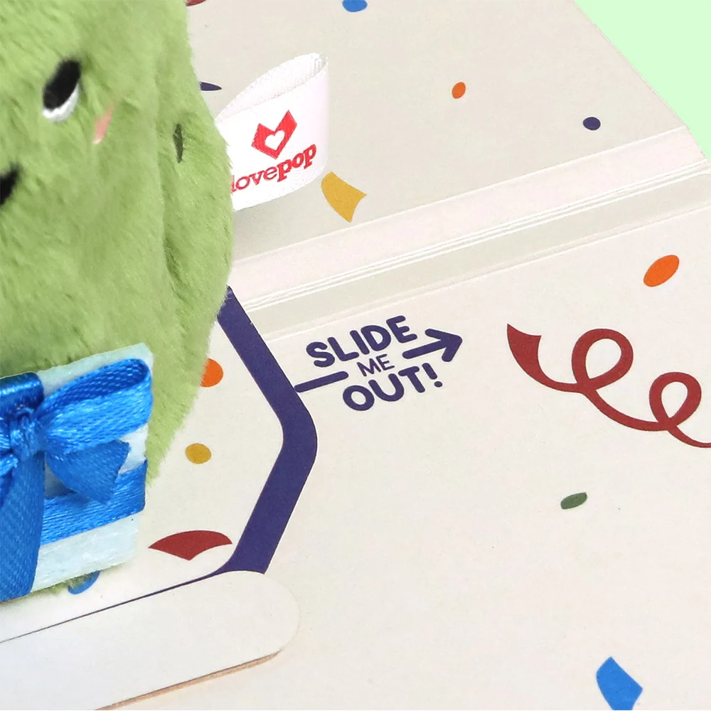 Lovepop 'Big Dill' Birthday Pickle Plushpop Card - Image 3