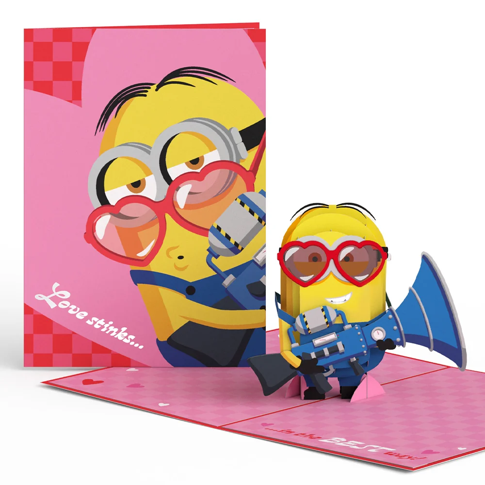 Lovepop Minions Love Stinks Pop-Up Card