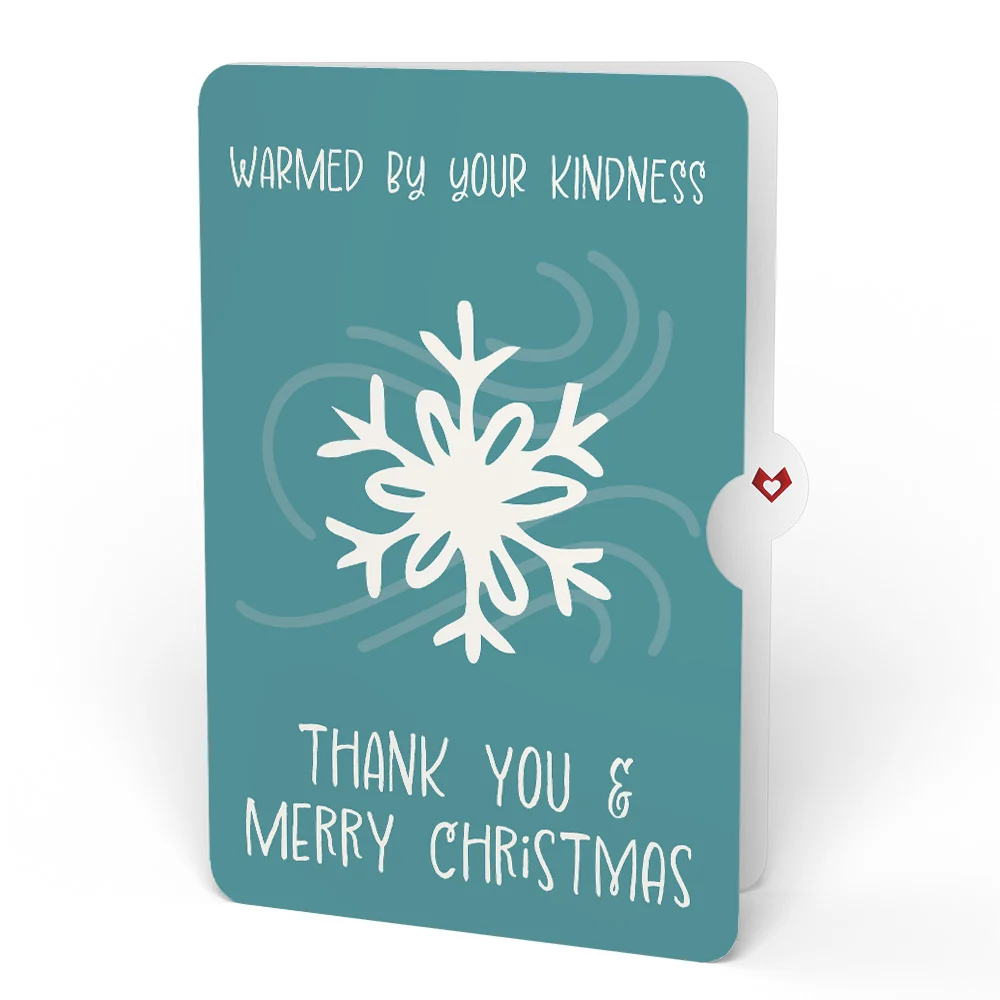 Lovepop Winter Starlight Suncatcher Bouquet and Snowflake Kindness Christmas Sentiment Set Glass - Image 4