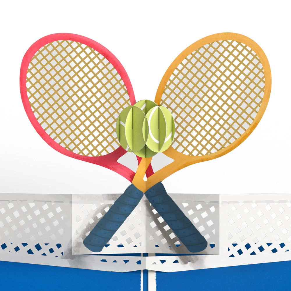 Lovepop On the Court Tennis Pop-Up Card - Image 2
