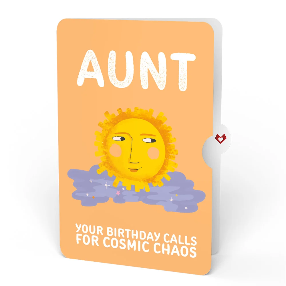 Lovepop Another Trip Around the Sun Birthday Light-Up Pop-Up Card and Sentiment Set for Aunt - Image 4
