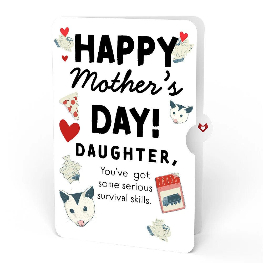 Lovepop Life Without You Is Trash Possums Mother’s Day Pop-Up Card and Sentiment Set for Daughter - Image 4