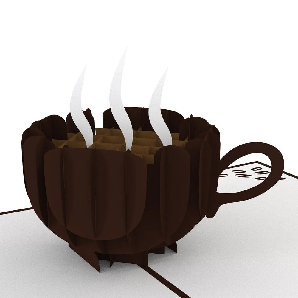 Lovepop Coffee Cup Birthday Pop-Up Card and Bold Bitter Sentiment Set - Image 3