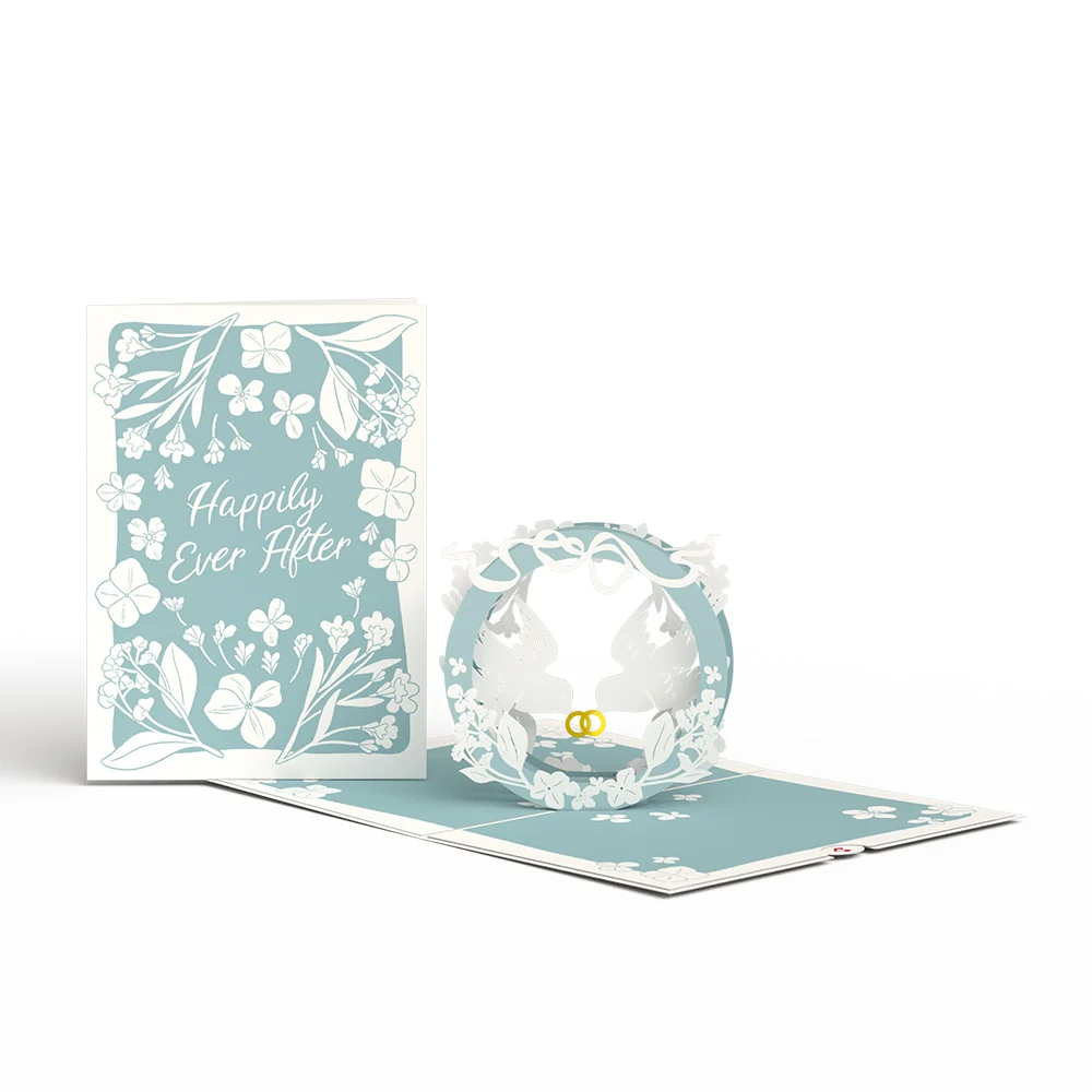 Lovepop Happily Ever After Love Birds Pop-Up Card