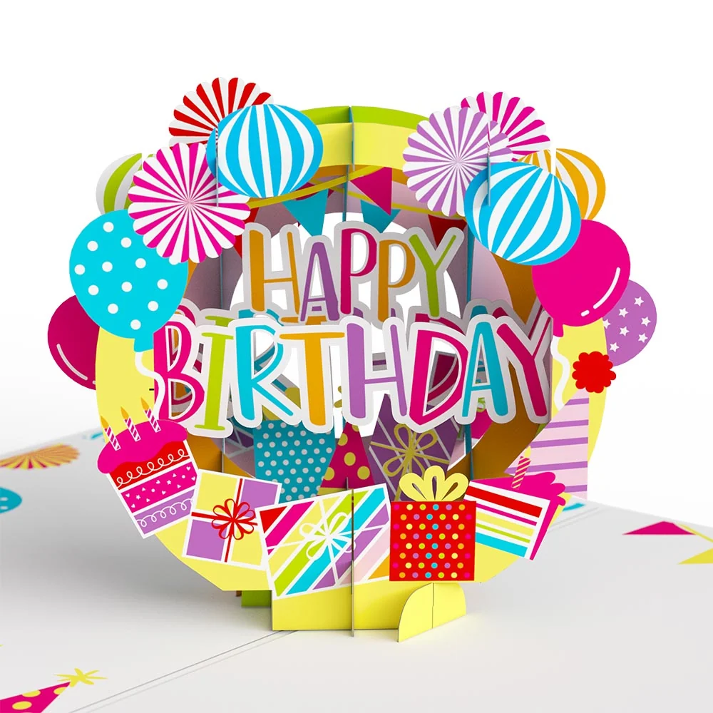 Lovepop Happy Birthday Hooray Pop-Up Card - Image 2