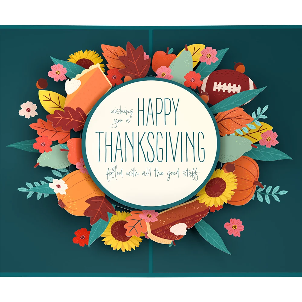 Lovepop All the Good Stuff Thanksgiving Pop-Up Card - Image 3