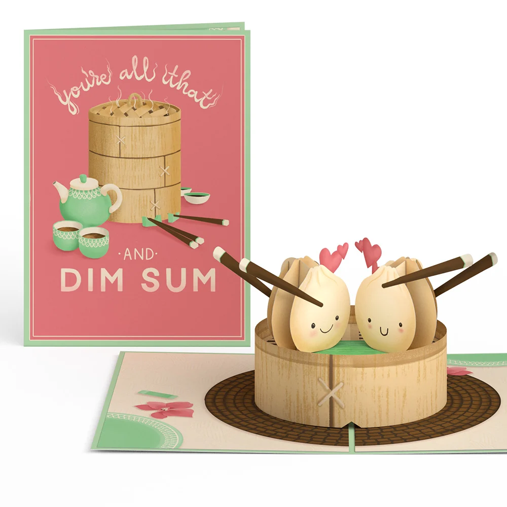 Lovepop You're All That and Dim Sum Pop-Up Card Basket