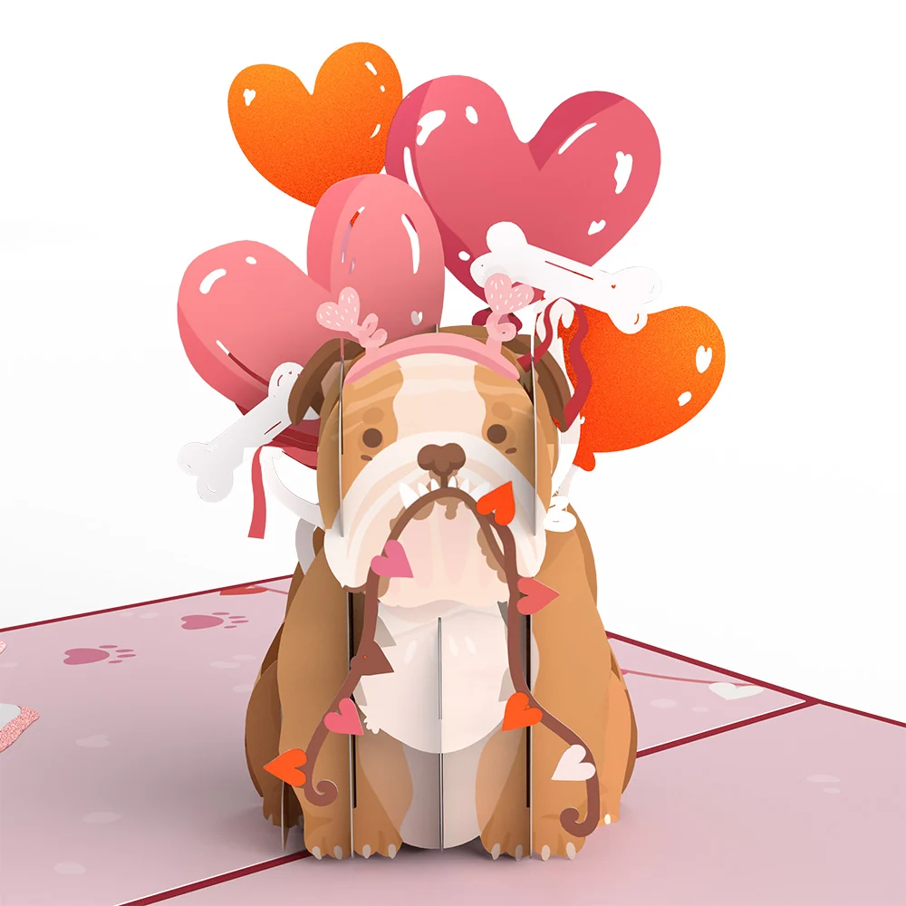 Lovepop Love Dog Birthday Pop-Up Card and Cake Impulse Buying Sentiment Set - Image 3