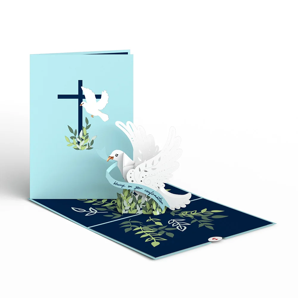 Lovepop Confirmation Dove Pop-Up Card