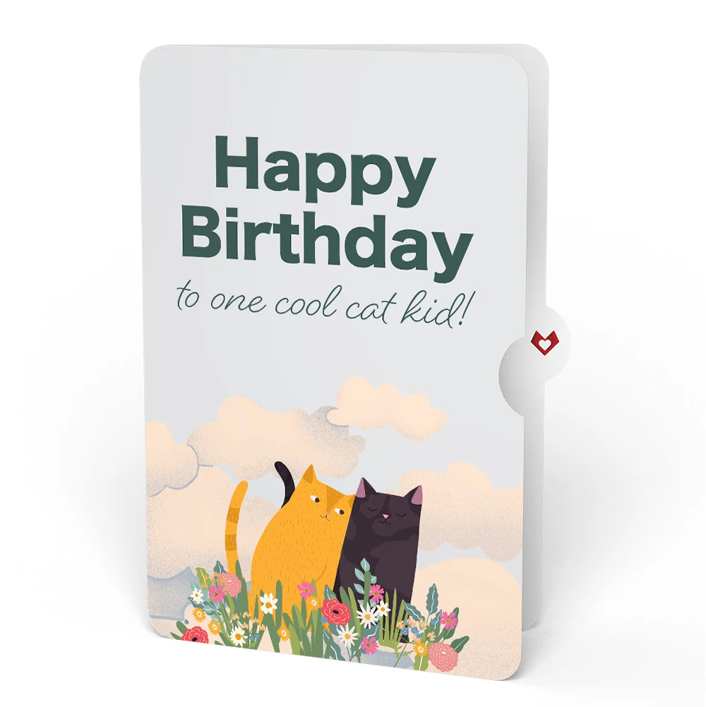 Lovepop I Love Mew Cats Birthday Pop-Up Card and Sentiment Set for Kid - Image 4