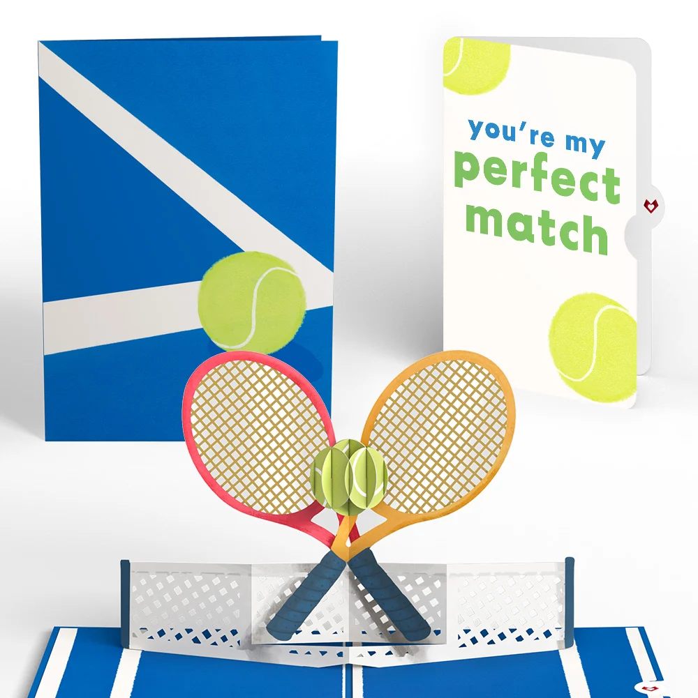 Lovepop On the Court Tennis Love Pop-Up Card and Sentiment Set