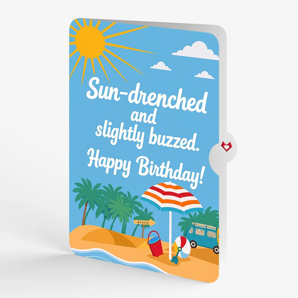 Lovepop Sandy Shores Birthday Pop-Up Card and Sun-Drenched Beach Sentiment Set - Image 4