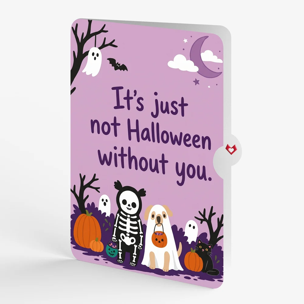 Lovepop 'Oohh, Spooky' Halloween Pop-Up Card and Spooky Friends Sentiment Set - Image 4