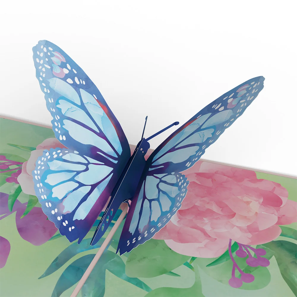 Lovepop Birthday Butterfly Pop-Up Card & Suncatcher Bouquet Bundle - Image 3