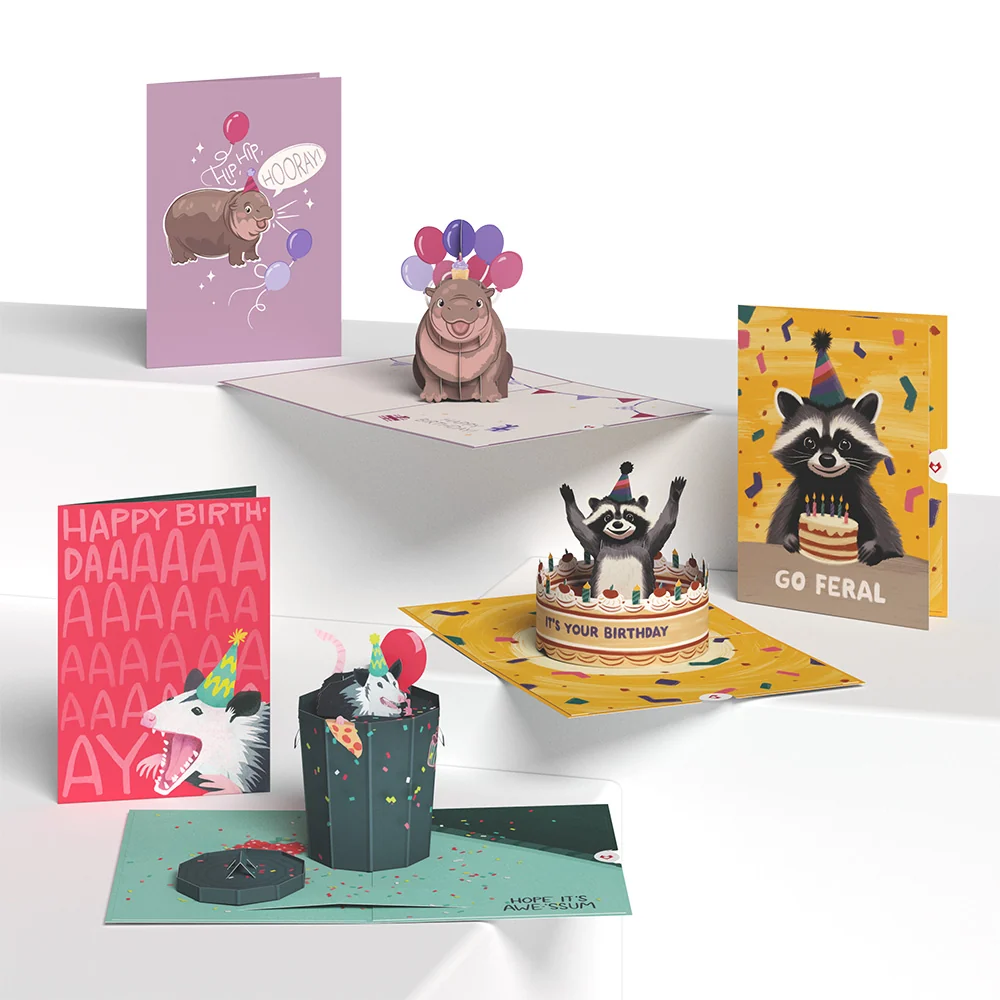 Lovepop Birthday Party Animals 3-Pack