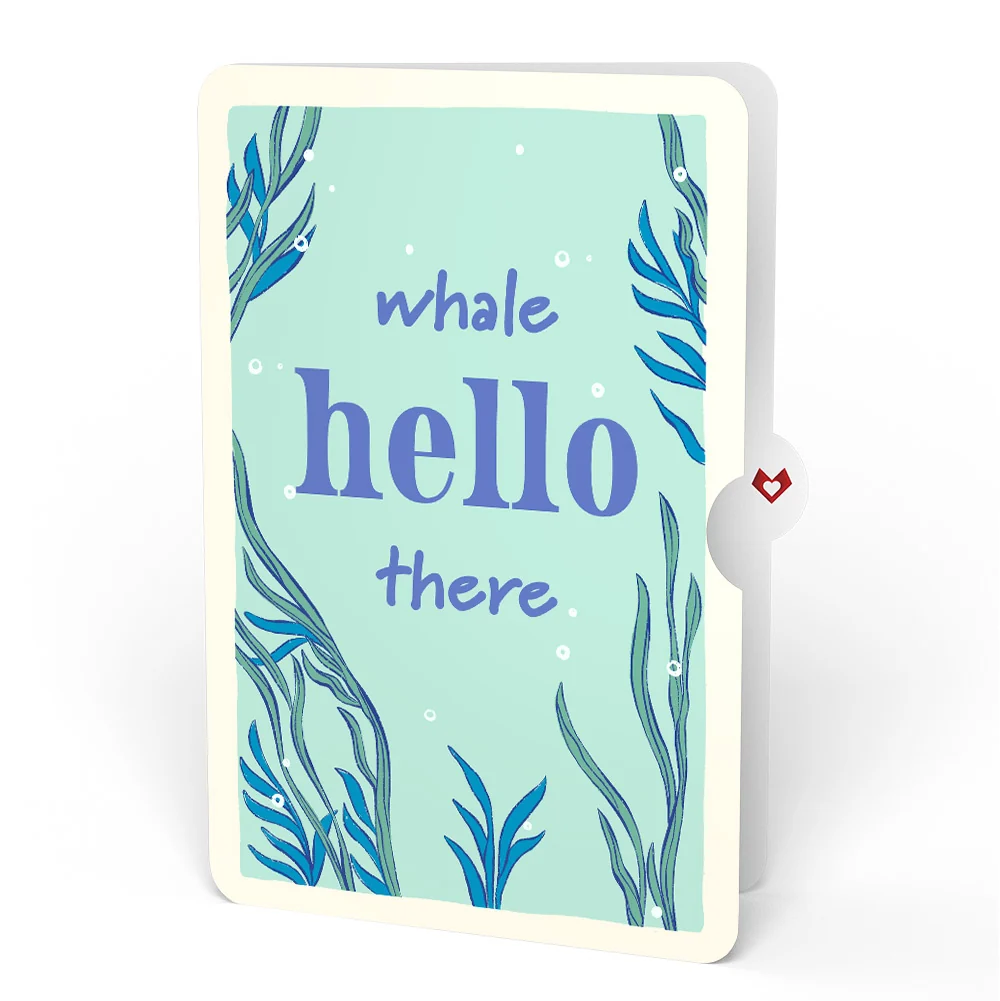 Lovepop Whale Beneath the Waves Thinking of You Pop-Up Card and Sentiment Set - Image 4