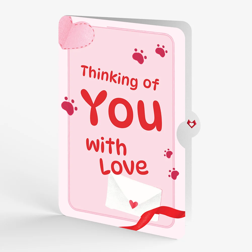 Lovepop Crafty Love Cat Thinking of You Pop-Up Card and Sentiment Set - Image 4