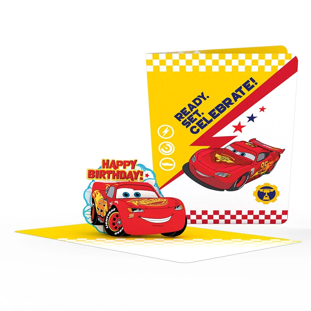 Lovepop Playpop Card: Disney Pixar Cars: Lightning McQueen Birthday