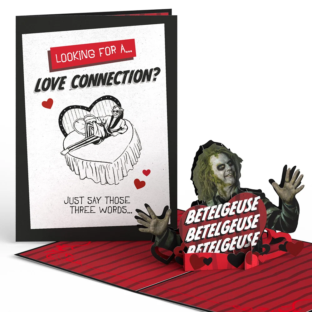 Lovepop Beetlejuice Love Connection Pop-Up Card