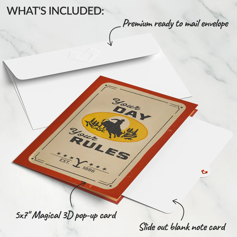 Lovepop Yellowstone Hell of a Birthday Pop-Up Card - Image 6