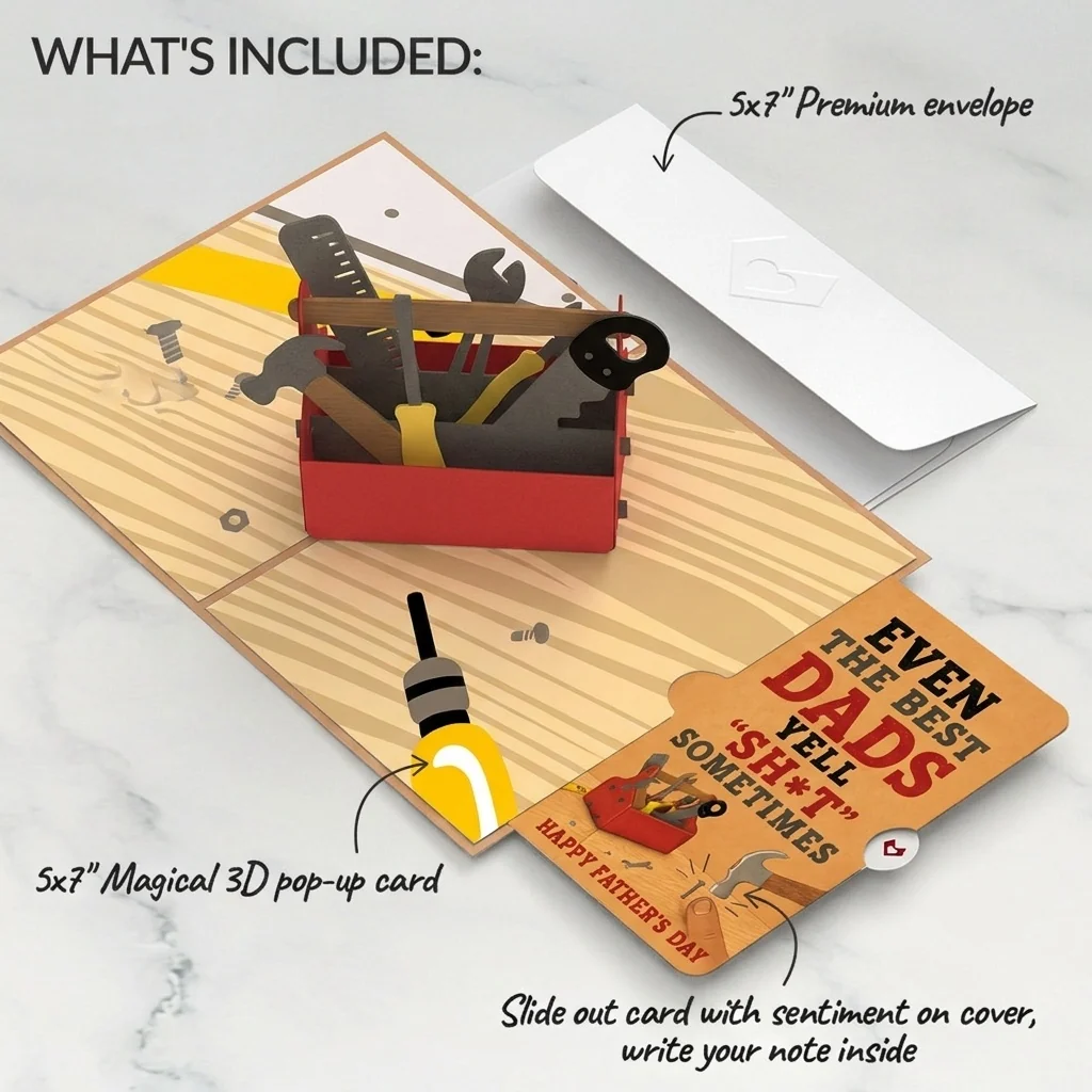 Lovepop Toolbox Father's Day Pop-Up Card and Sentiment Set - Image 2