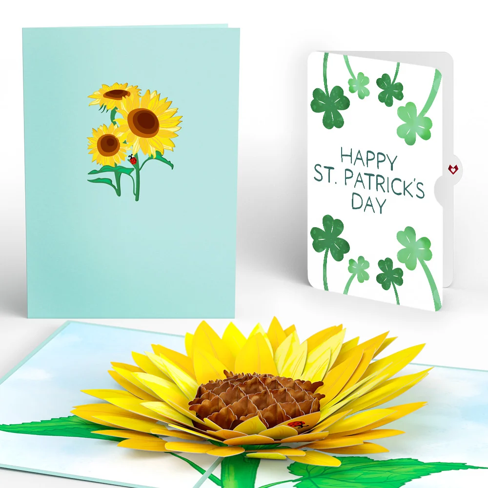 Lovepop Sunflower Bloom St. Patrick’s Day Pop-Up Card and Sentiment Set