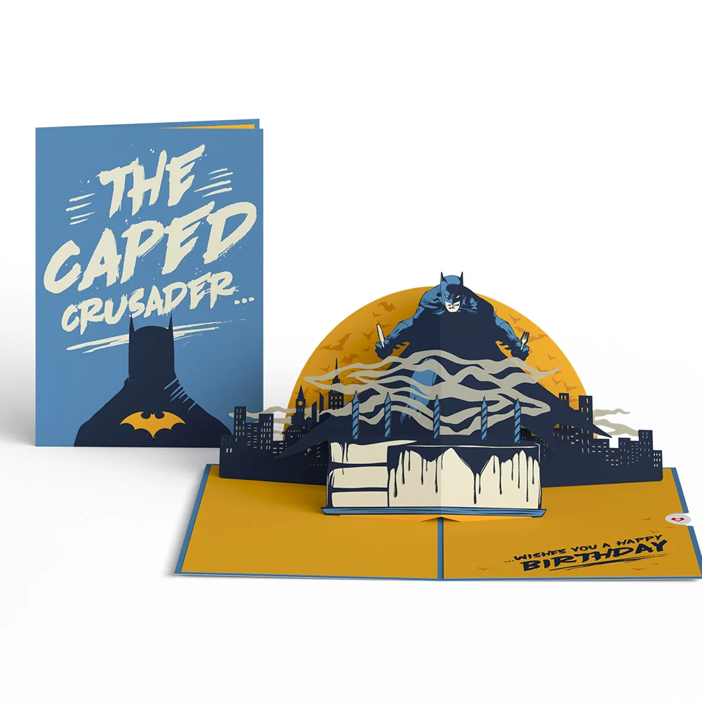 Lovepop Batman Caped Crusader Birthday Pop-Up Card