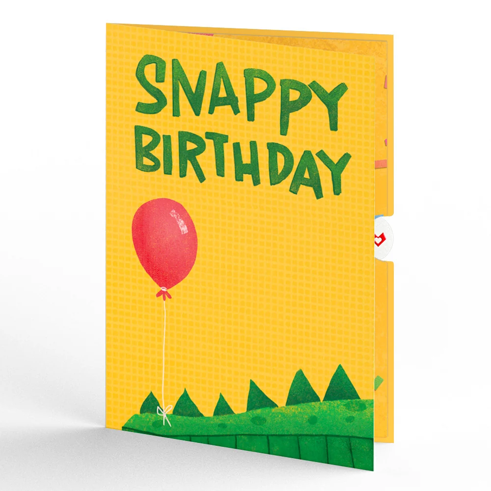 Lovepop Snappy Birthday Alligator Pop-Up Card - Image 5