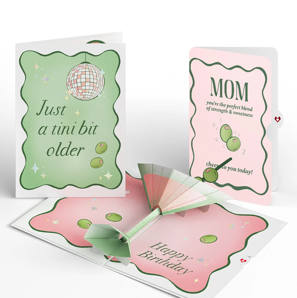 Lovepop Just a Tini Bit Older Birthday Pop-Up Card and Sentiment Set for Mom