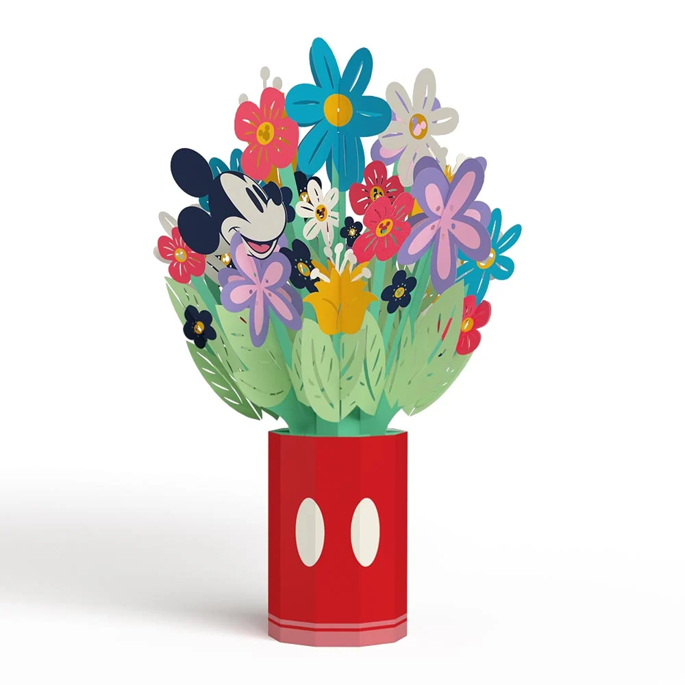 Lovepop Disney's Mickey Mouse Colorful Blooms Bouquet