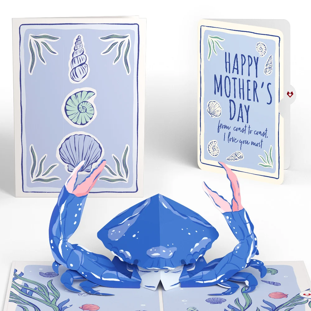 Lovepop Blue Crab Mother’s Day Pop-Up Card and Sentiment Set