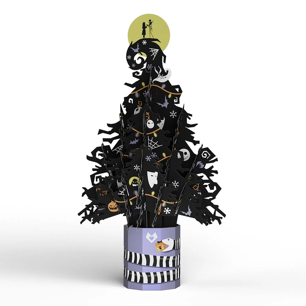 Lovepop Disney Tim Burton's The Nightmare Before Christmas Holiday Tree Pop-Up Bouquet - Image 3