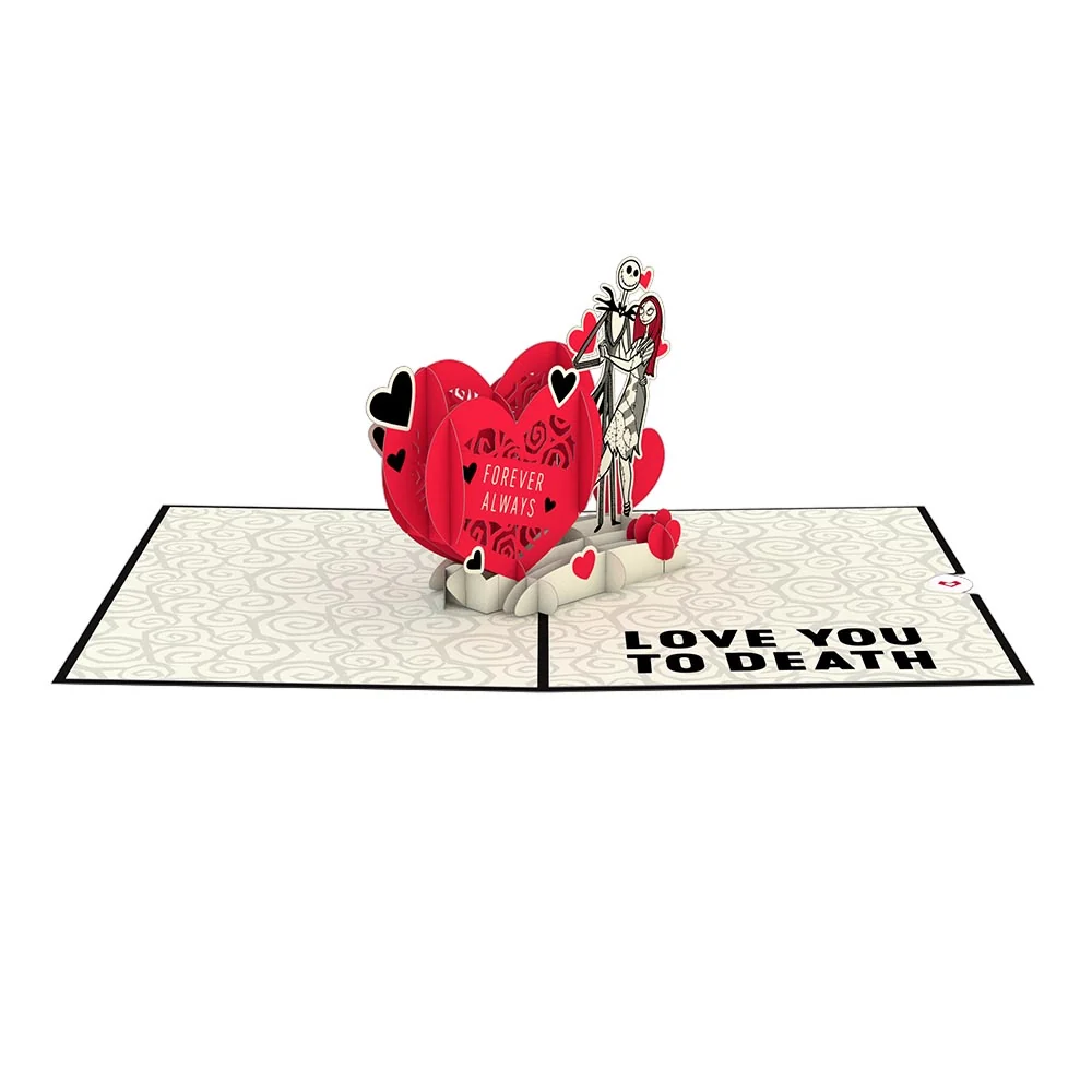 Lovepop Disney Tim Burton's The Nightmare Before Christmas Love You to Death Pop-Up Card - Image 3