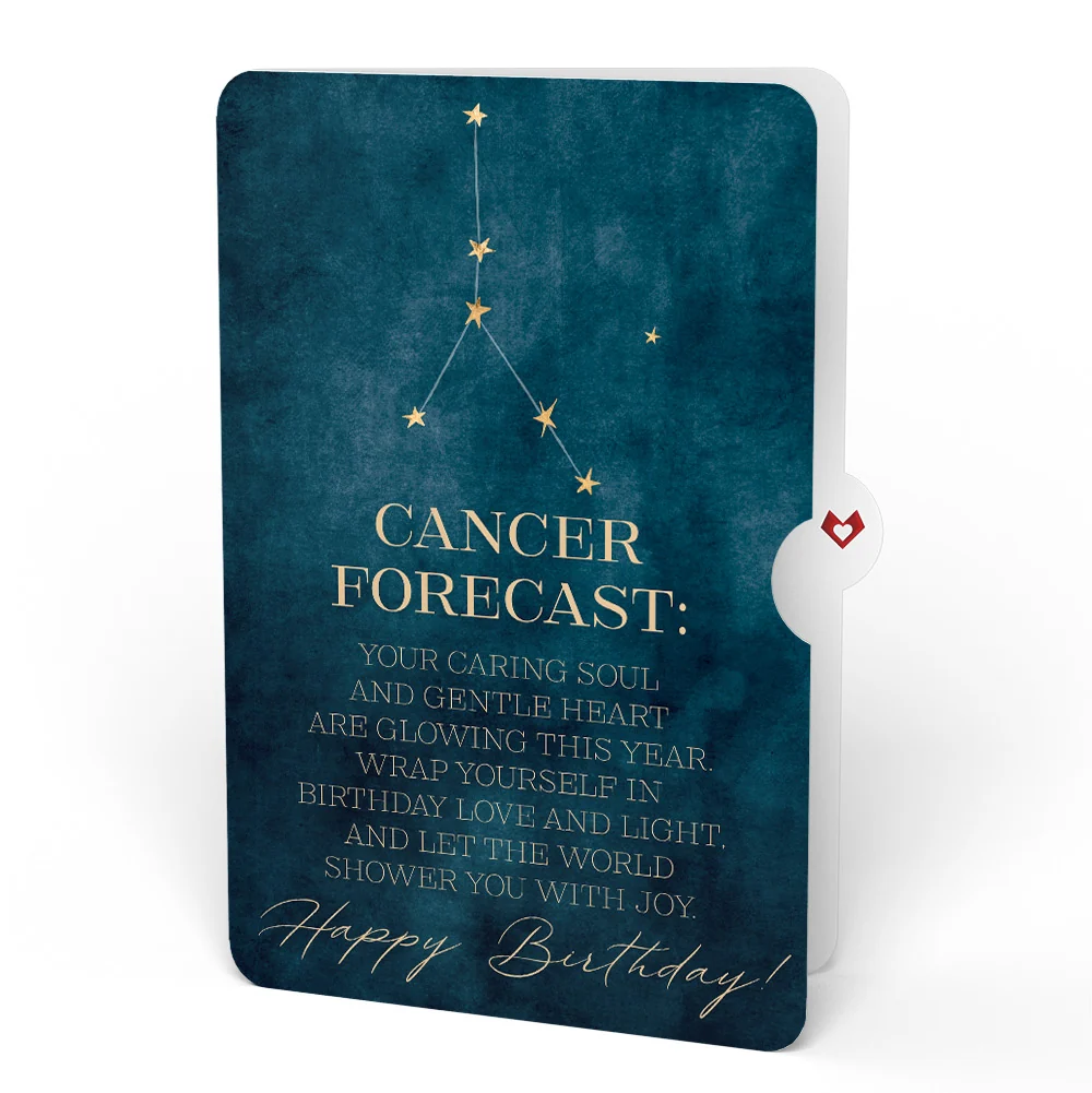 Lovepop You're a Star Birthday Pop-Up Card and Cancer Zodiac Sentiment Set - Image 4