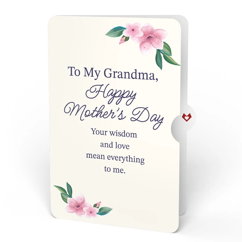 Lovepop You Brighten My World Birds Mother's Day Suncatcher Card and Sentiment Set for Grandma Glass - Image 4