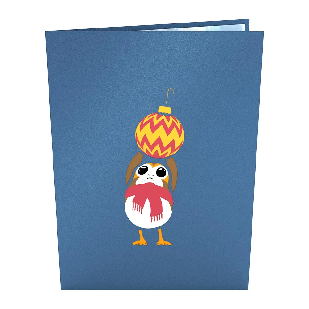 Lovepop Star Wars Chewie & Porgs Christmas Pop-Up Card - Image 4