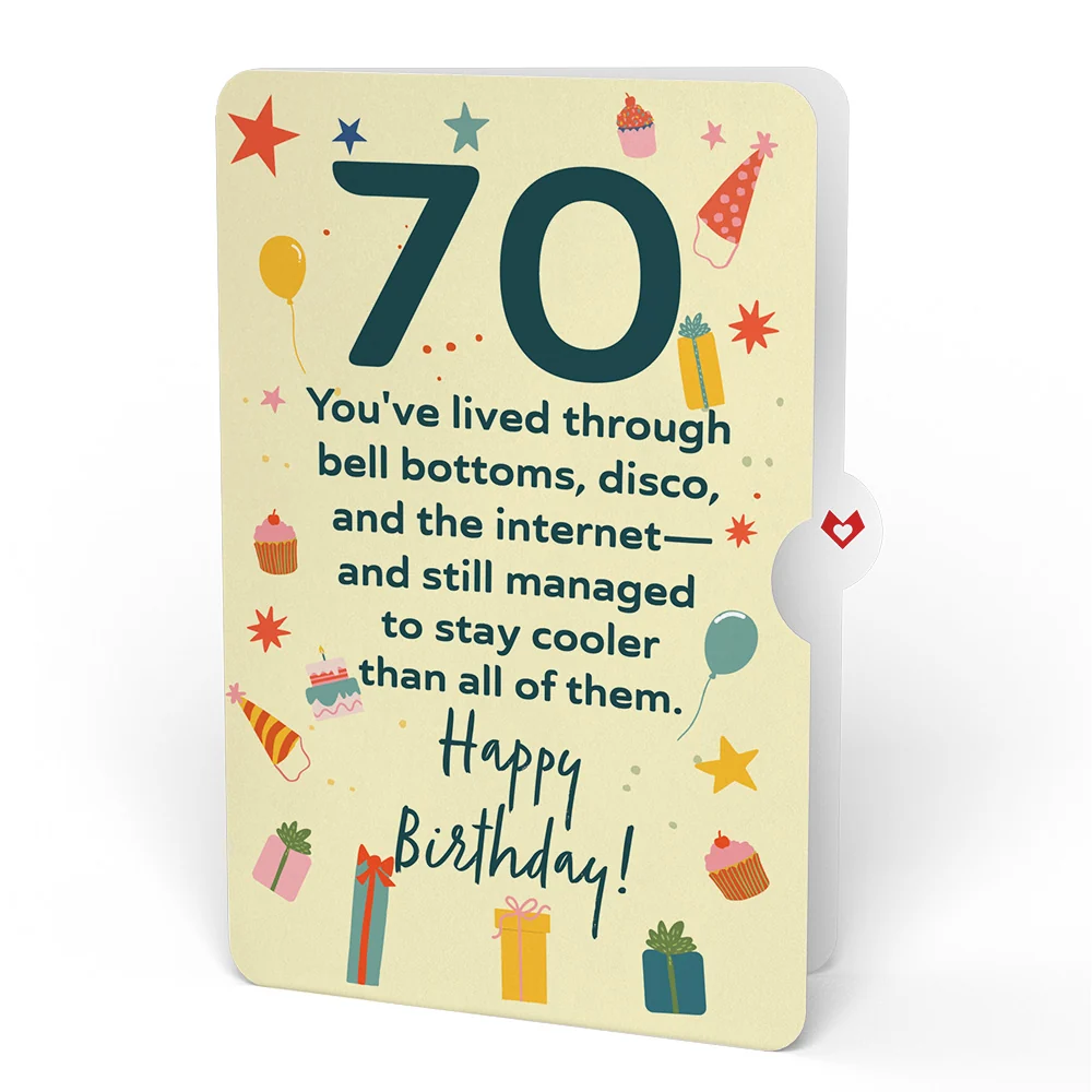 Lovepop 70th Birthday Truck Pop-Up Card and Sentiment Set - Image 4