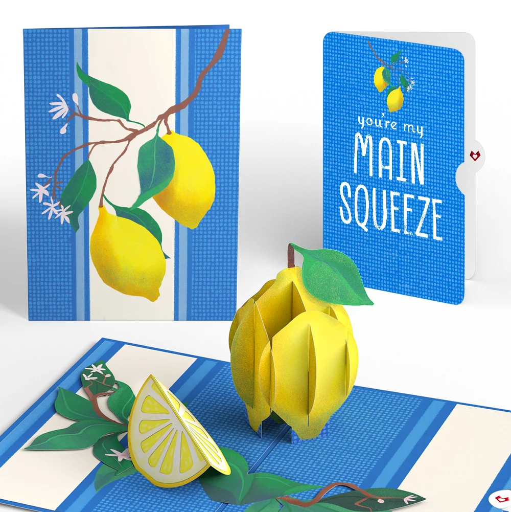 Lovepop Mediterranean Lemons Love Pop-Up Card and Sentiment Set