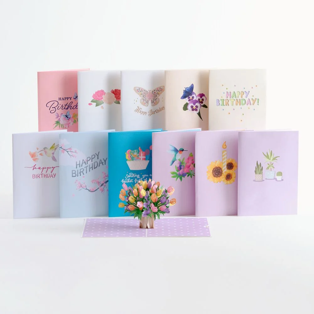 Lovepop Beautiful Birthday and Everyday Garden 12-Pack Basket