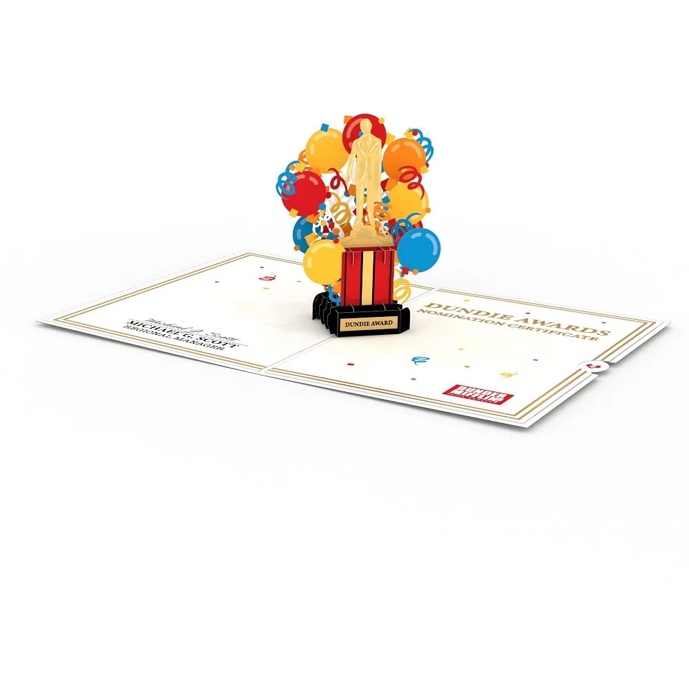 Lovepop The Office Birthday Dundie Award Pop-Up Card - Image 3