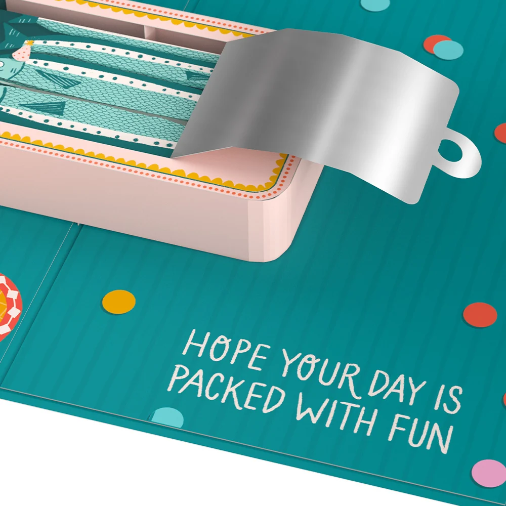 Lovepop Holy Mackerel, It's Your Birthday Pop-Up Card Lid - Image 3