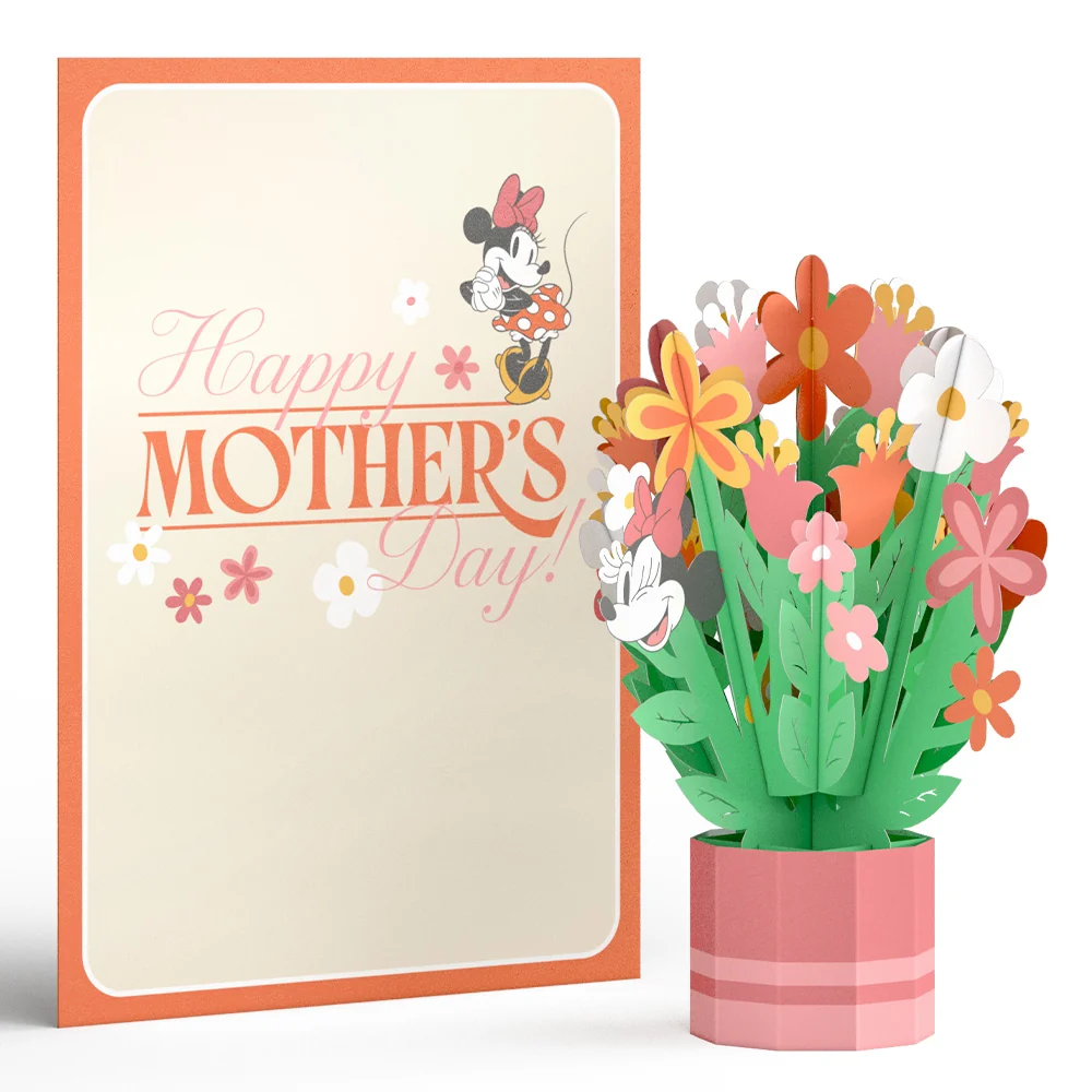 Lovepop Disney’s Minnie Mouse Mother’s Day Card with Mini Bouquet